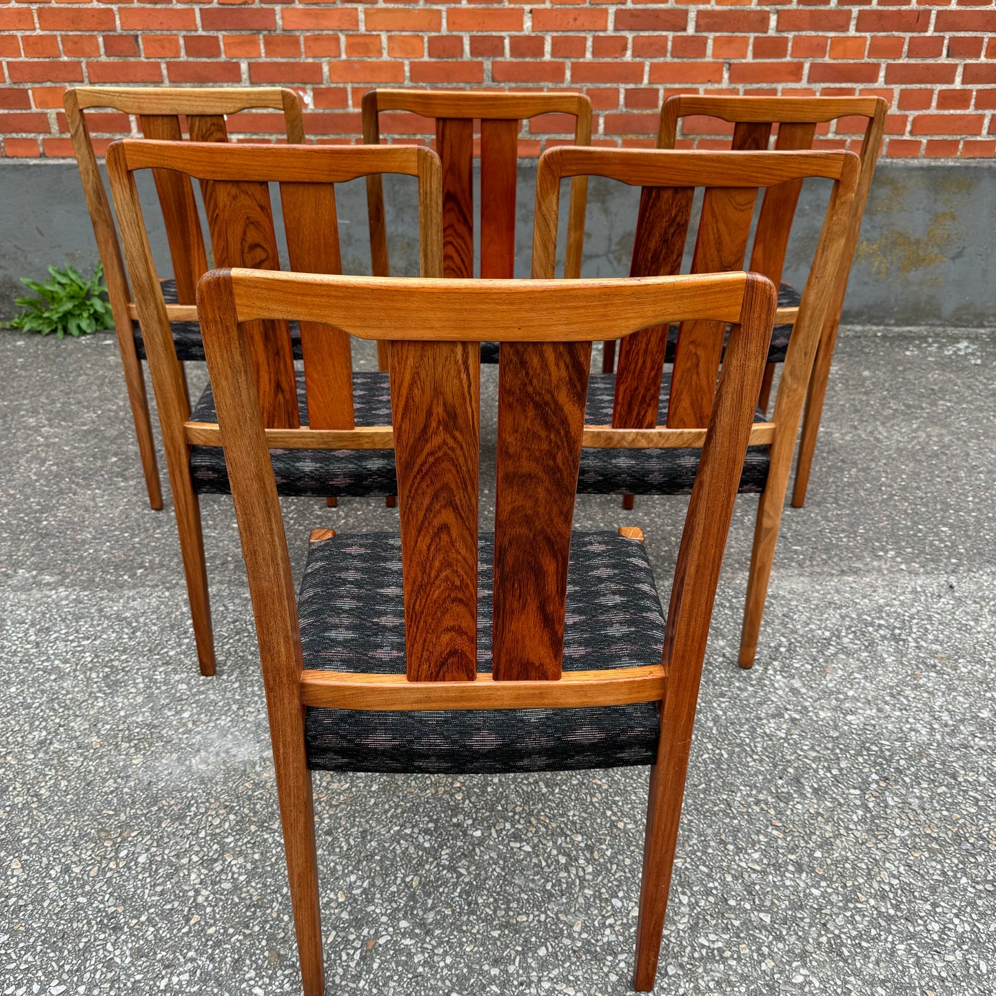 Set of 6 dining chairs by Troeds Bjärnum