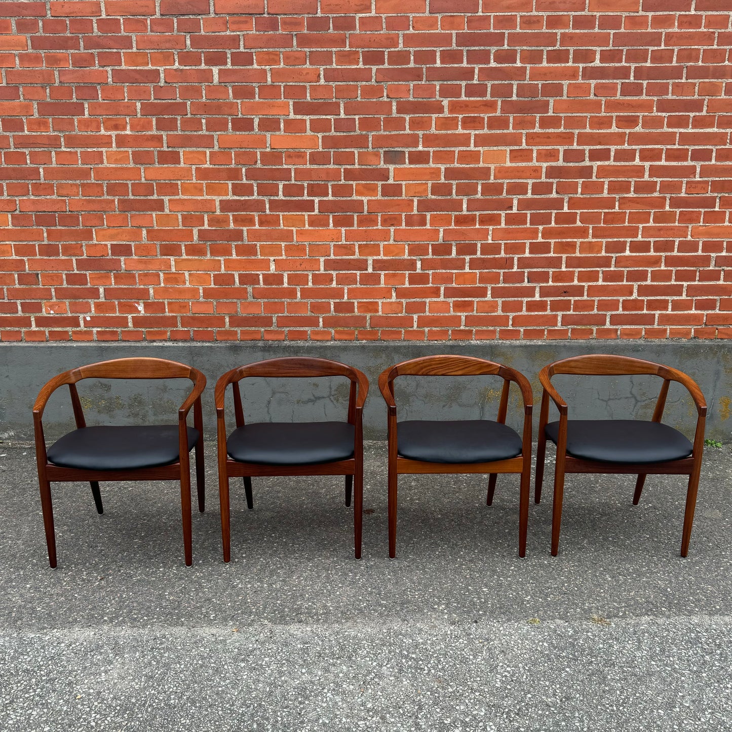 Set of the rare dining chair ”Troja” by Kai Kristiansen