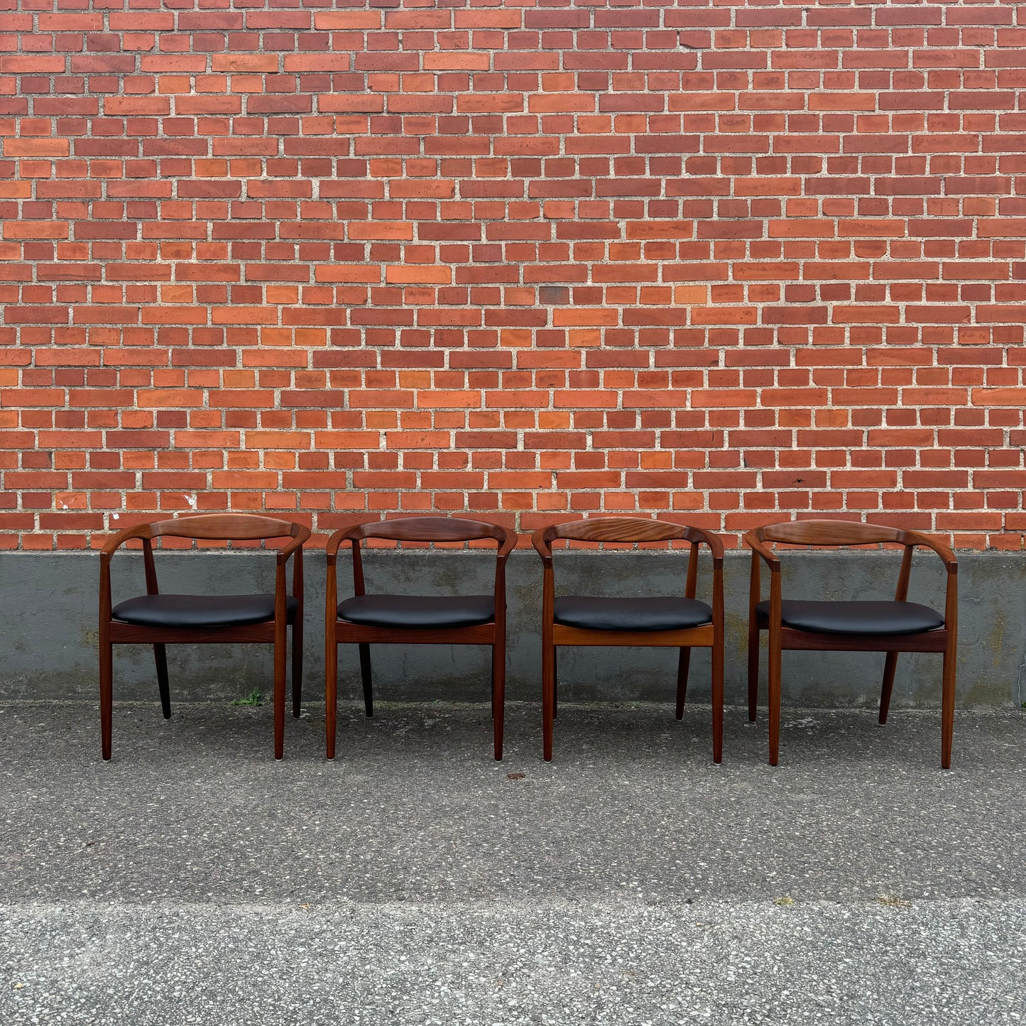 Set of the rare dining chair ”Troja” by Kai Kristiansen