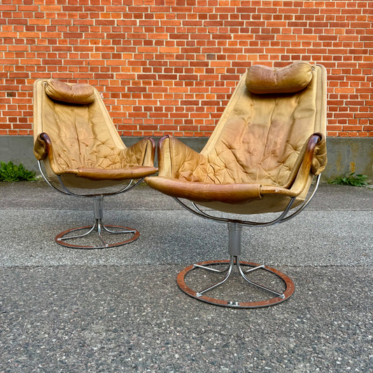 2st Jetson fåtöljer av Bruno Mathsson för DUX