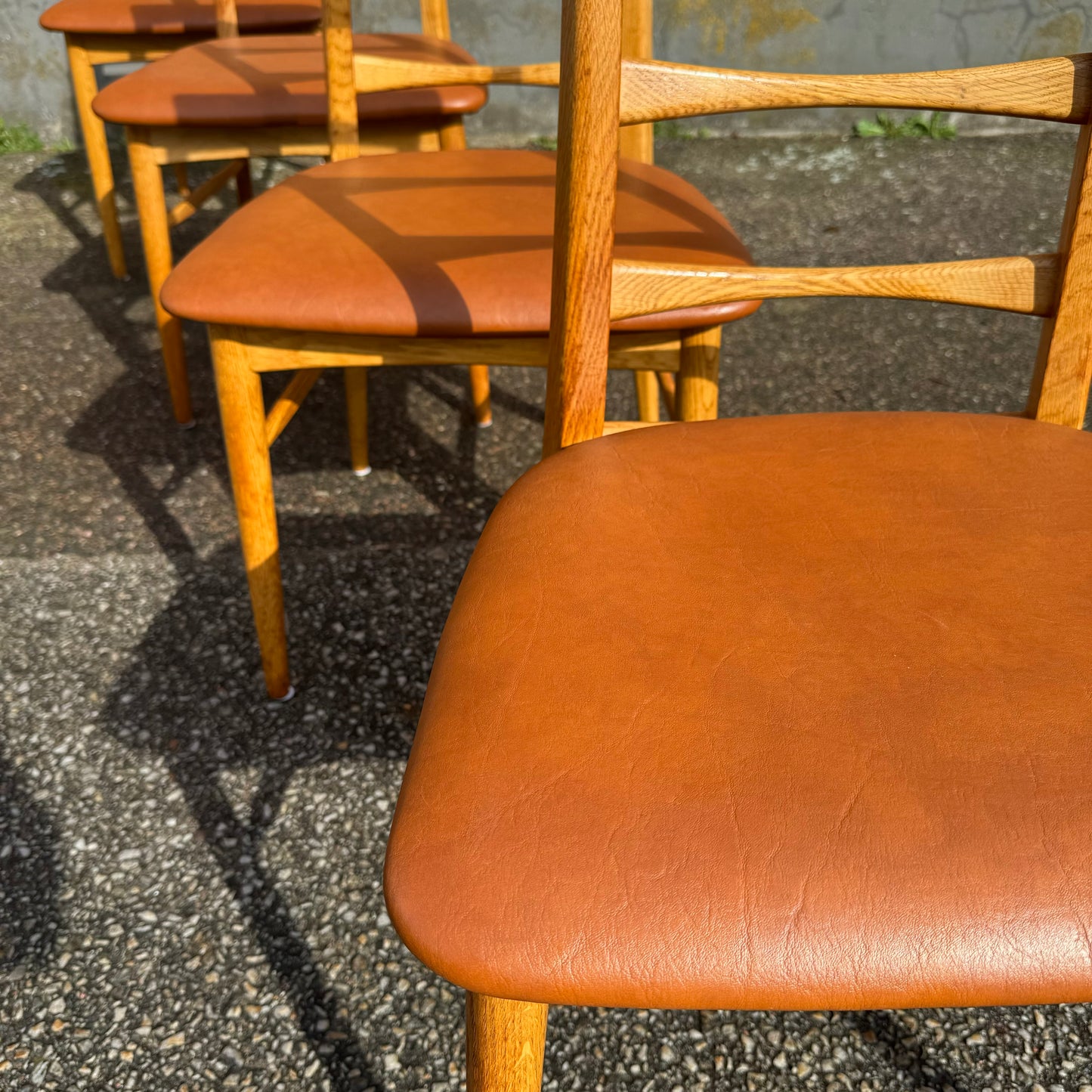 Set of dining chairs, modell ”Lis” by Niels Koefoed