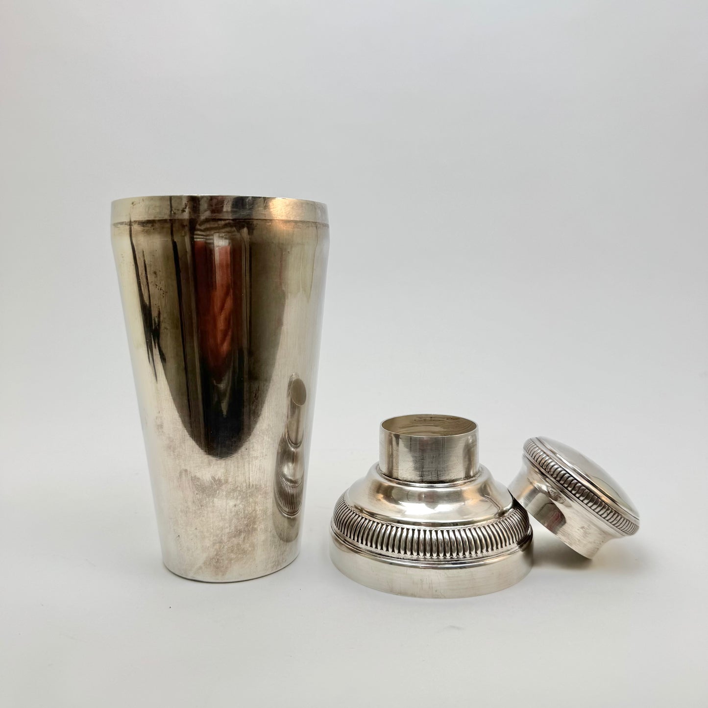 Fransk silverplatterad cocktailshaker