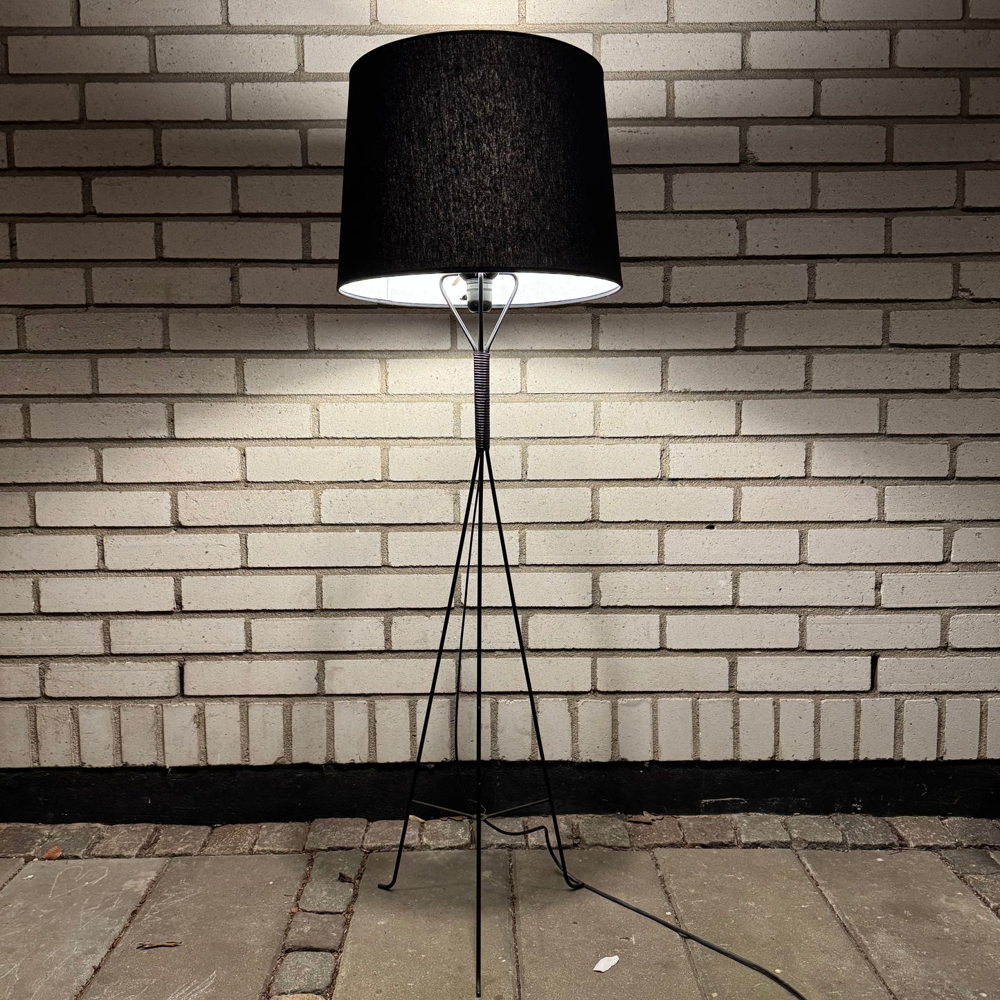 50-tals golvlampa med ny skärm