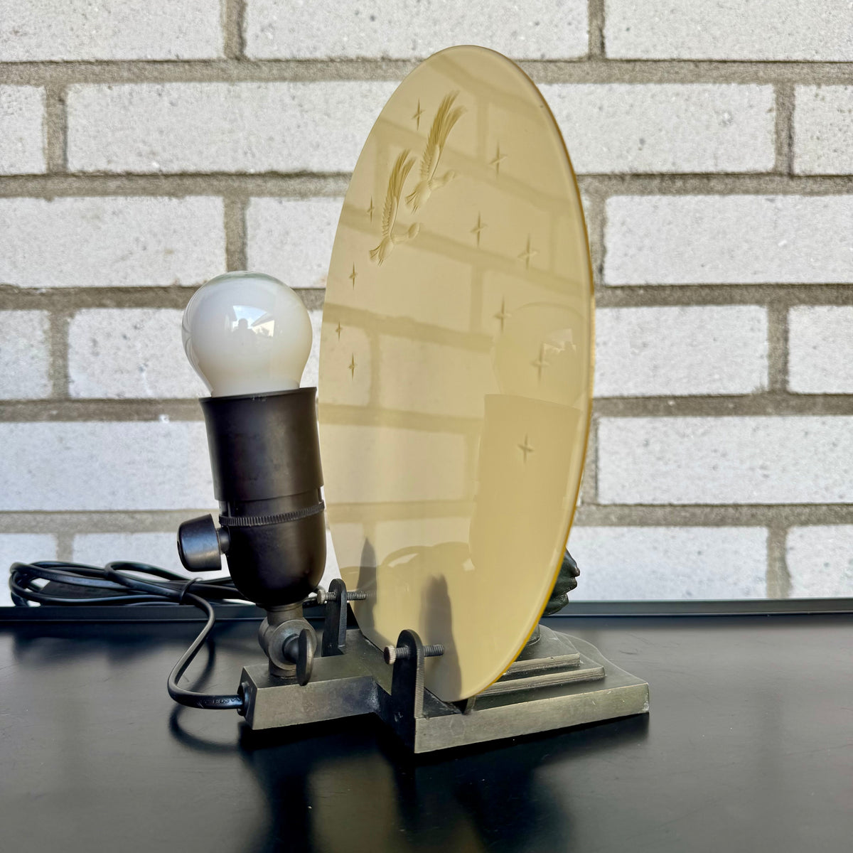 Bordslampa, ”Modell 1-2481” av Malmö Metallvarufabrik