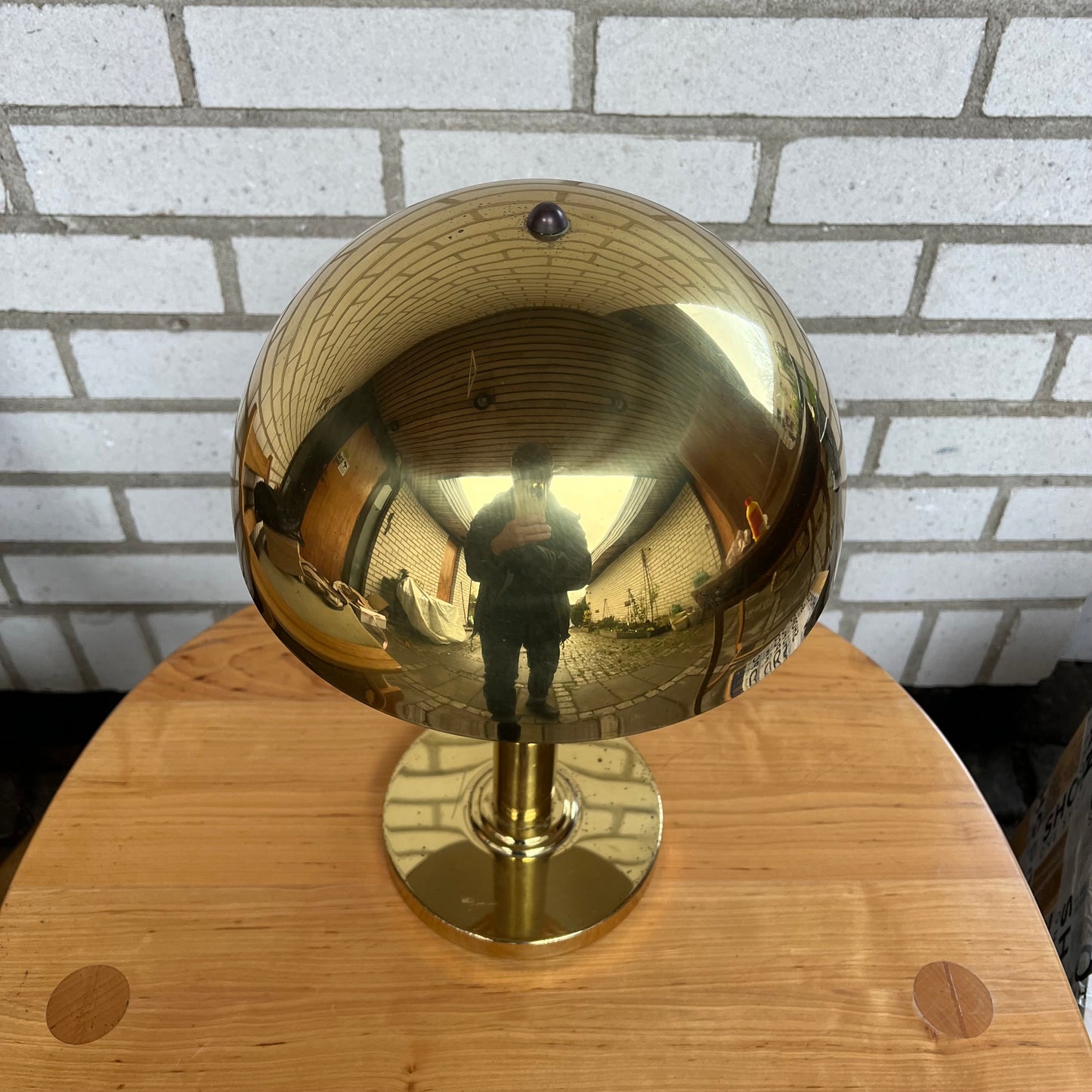 Table lamp in brass by WSB