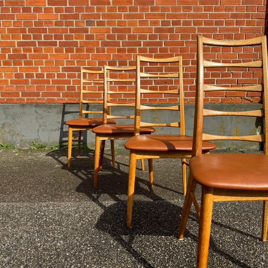 Set of dining chairs, modell ”Lis” by Niels Koefoed