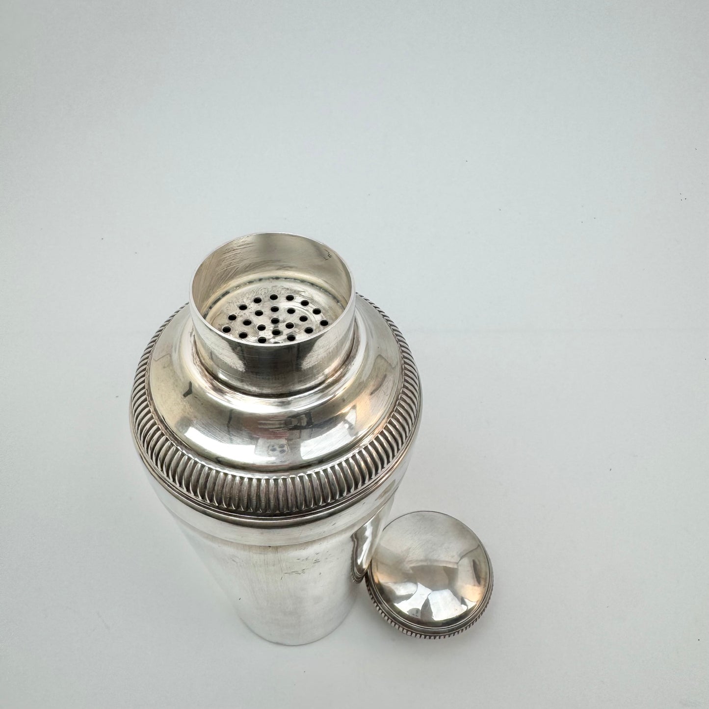 Fransk silverplatterad cocktailshaker