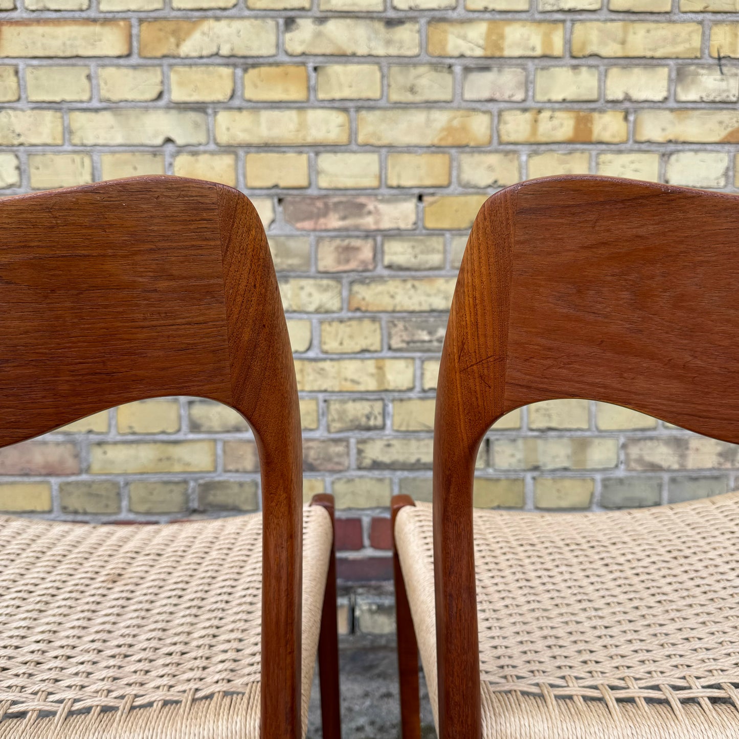 Set of 4 ”model 71” dining chairs by NO Møller