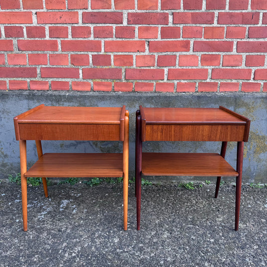 Pair of bedsidle tables from AB Carlström