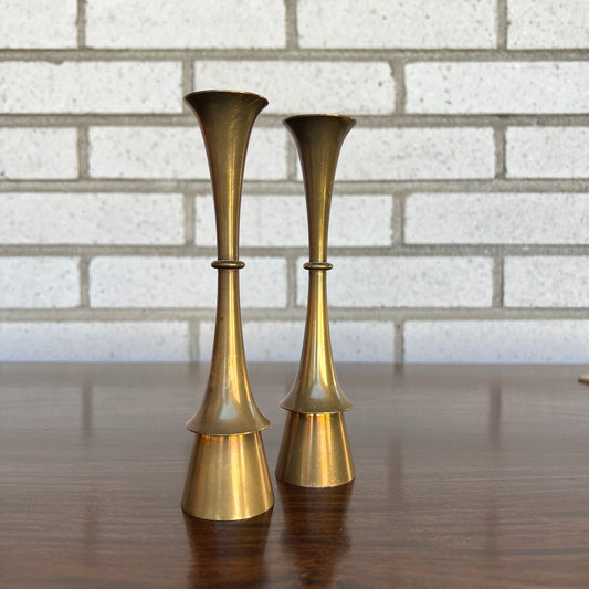 Pair of candle holders by Jens H Quistgaard