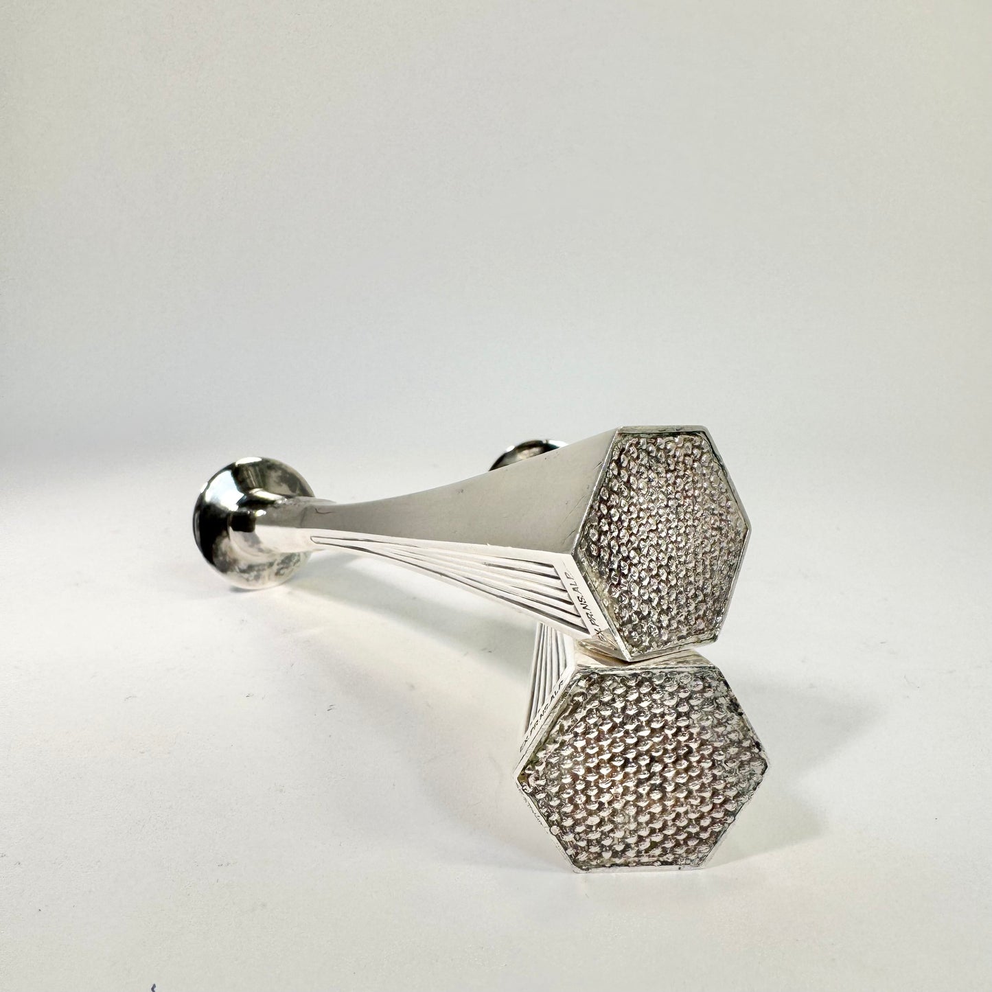 Ljusstakar i nysilver från Bröderna Wallins