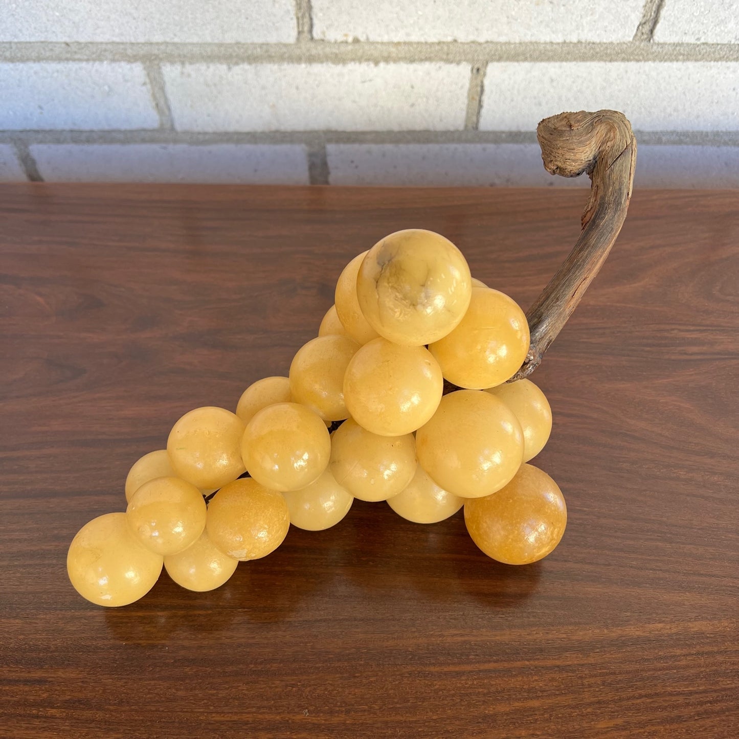 Italian grapes in alabaster